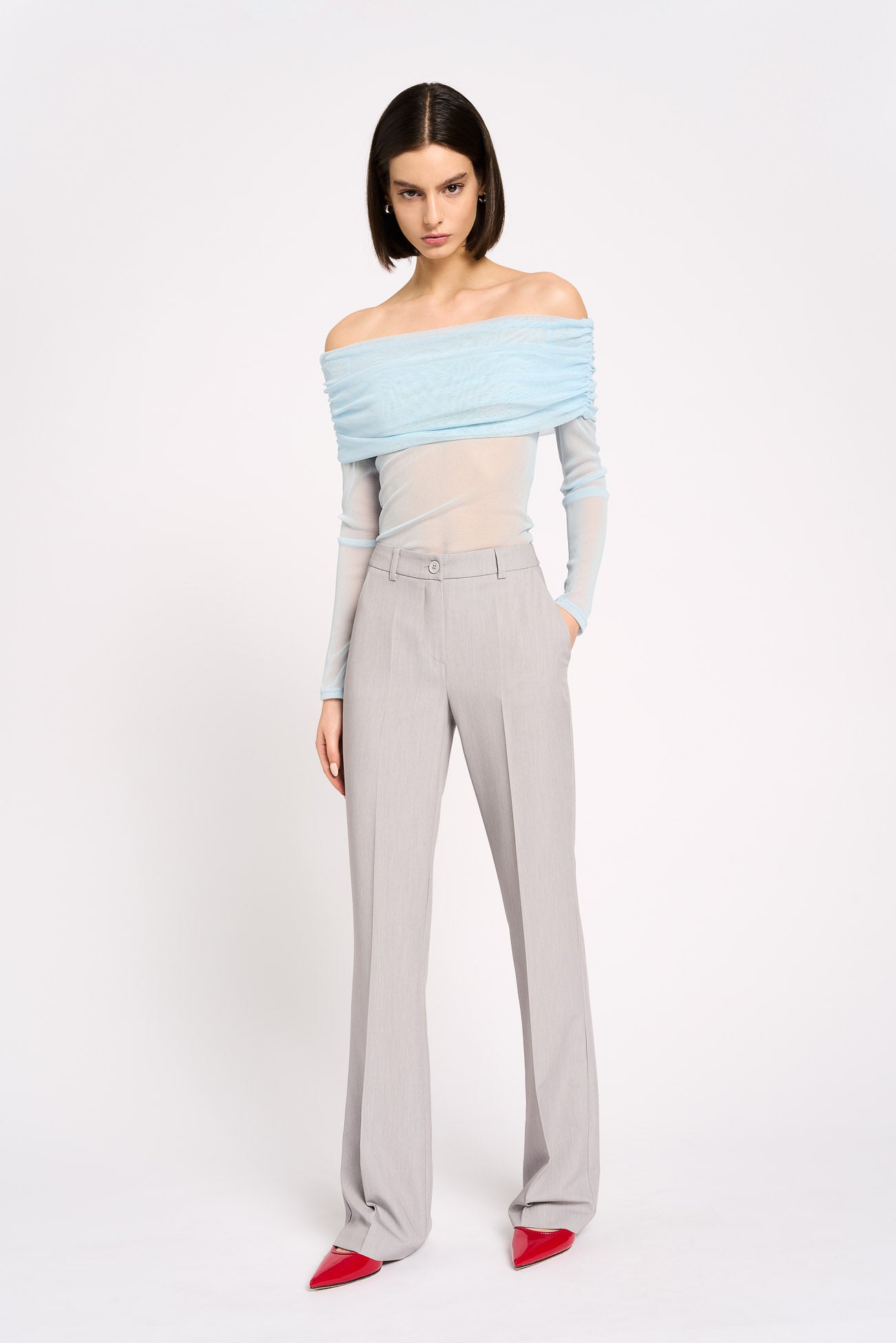 Tailored fabric trousers